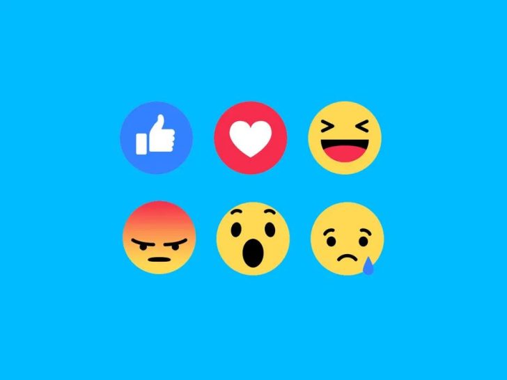 What are reactions on social media?