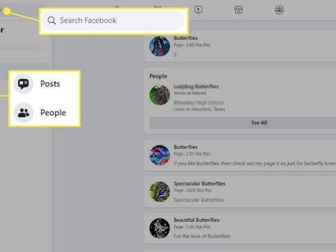 Can you search for specific posts on Facebook?