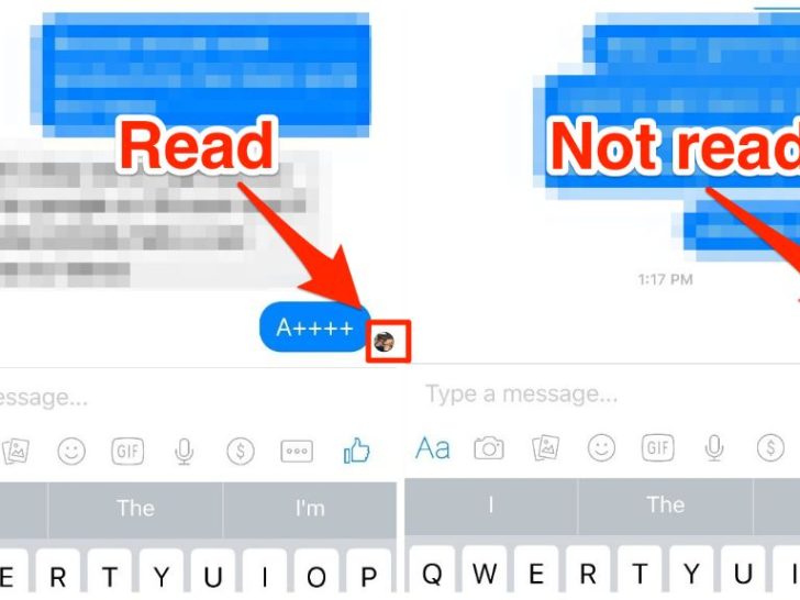 Can you tell if Facebook Messenger has been read?