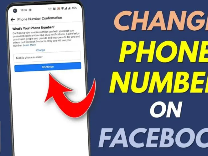 How do I contact Facebook to change my phone number