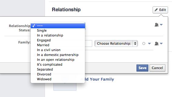 Does changing your relationship status notify the other person