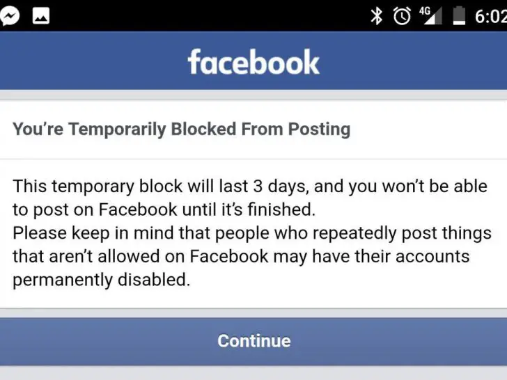 How long does someone stay blocked on FB?