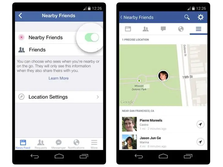 How do I track a friend’s location on Facebook?