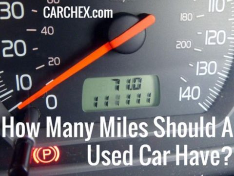 How many miles is good for a used car?