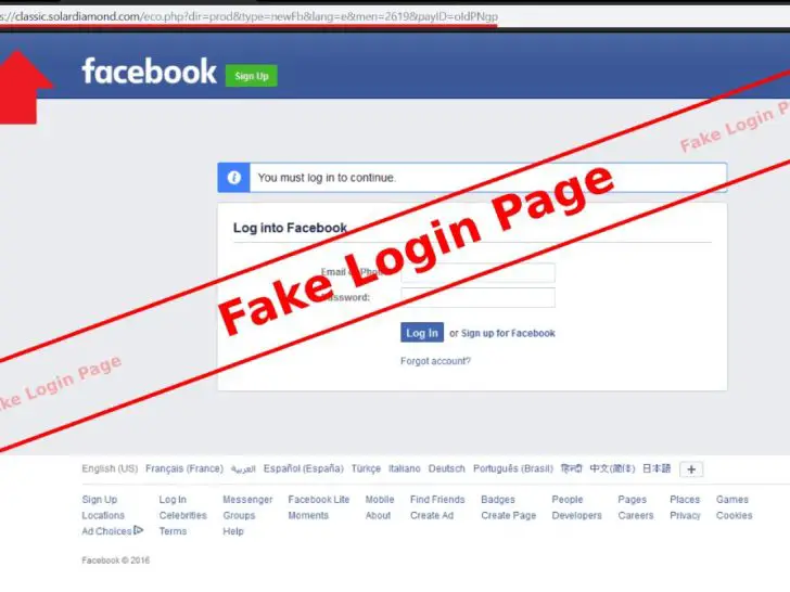 Is Facebook login alert legit?