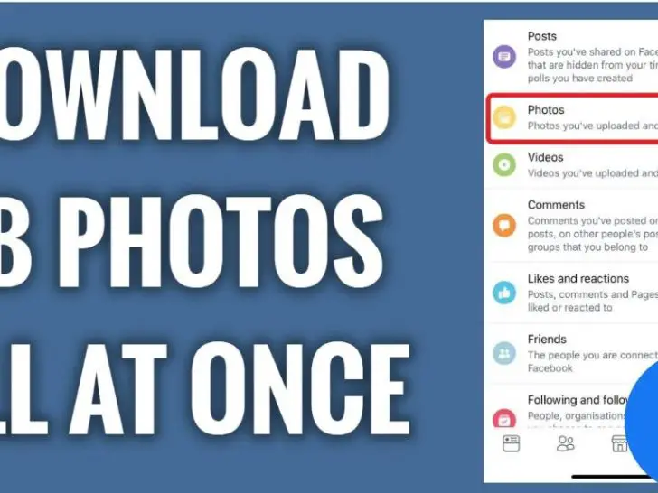 Is there a way to download all Facebook posts?