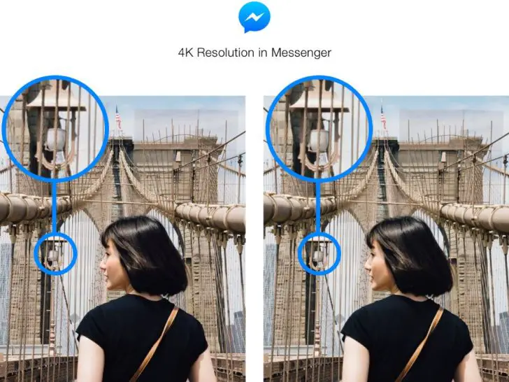 Does FB Messenger reduce image quality?