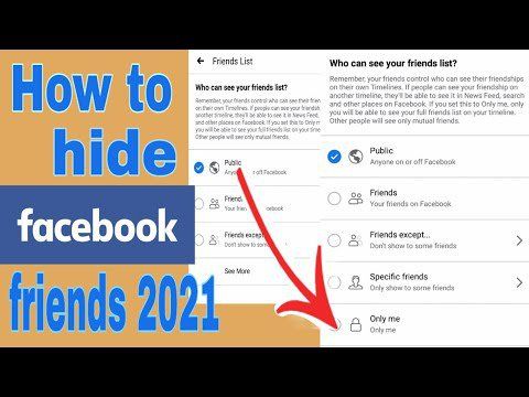 Can you hide friends on Facebook from your spouse