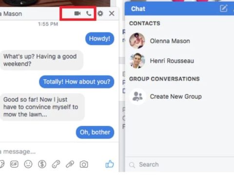 What is difference between Messenger and chat on Messenger?