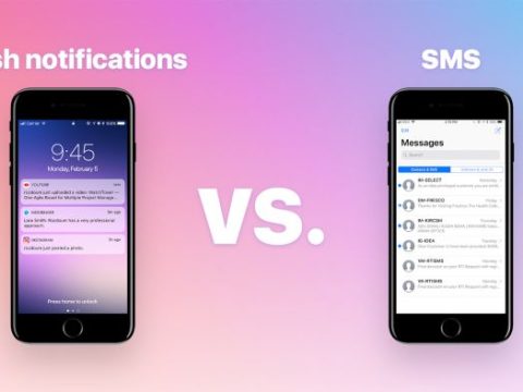 Are push notifications same as SMS?