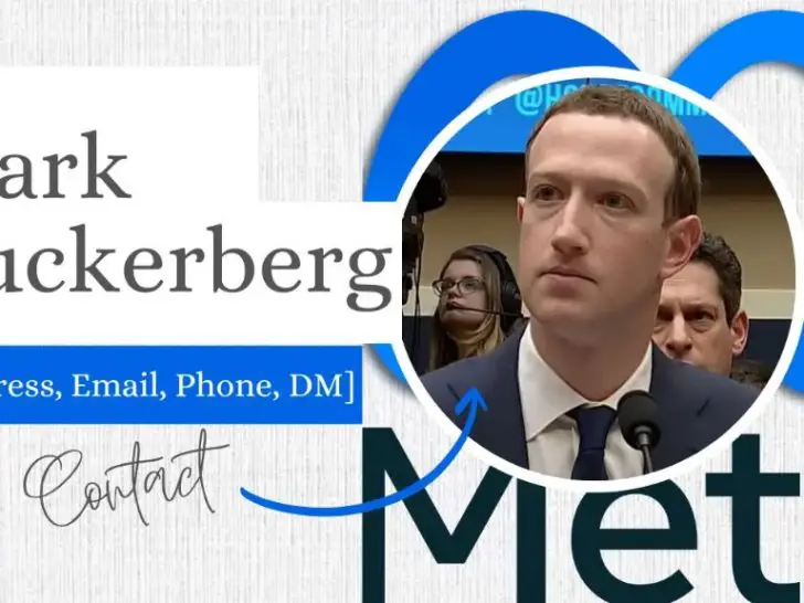 How do I contact Mark Zuckerberg directly?