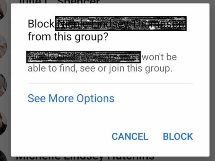 Can I block an entire Facebook group?