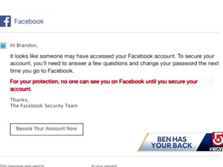 Why does Facebook keep saying someone may have accessed my account?