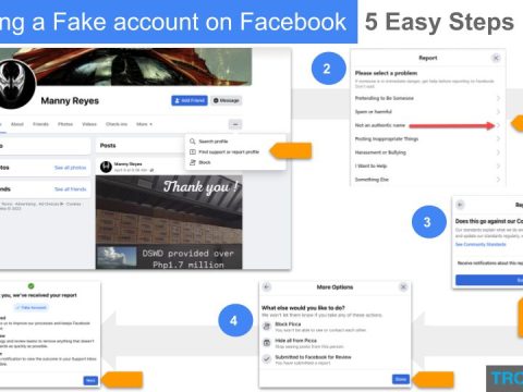 Can you report a fake Facebook account?