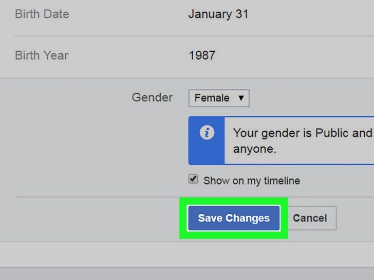 Can you hide your gender on Facebook?