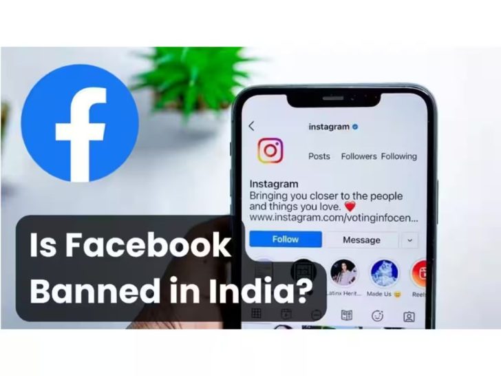 When was Facebook banned in India?