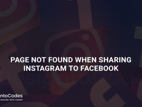 Why is my Instagram page not found when I share to Facebook?