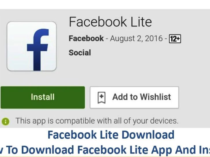 How do I download and install Facebook Lite?