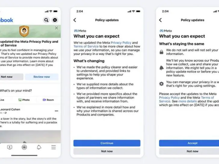 What is Meta new privacy policy?