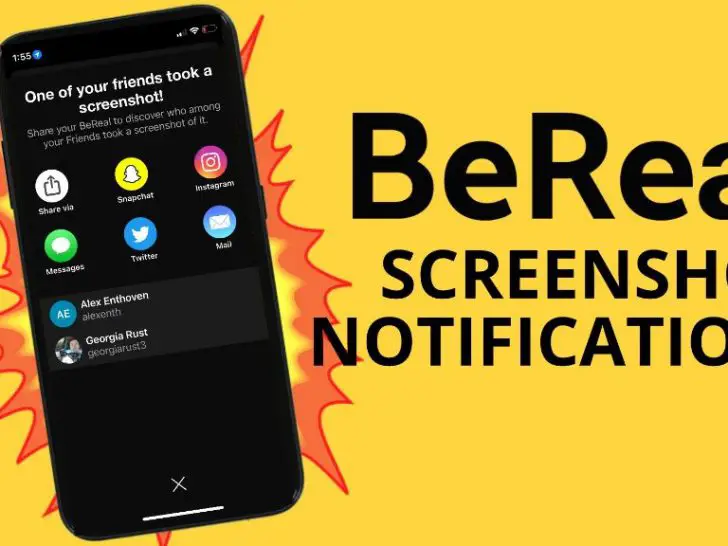 What apps notify screenshots?