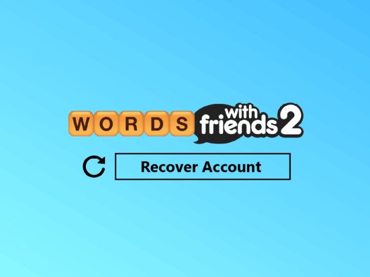 How can I recover my Words With Friends 2 accounts?