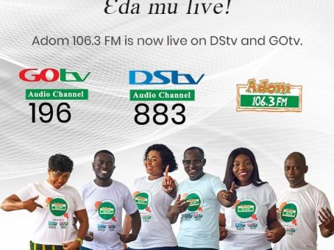 What is the channel for Adom FM?