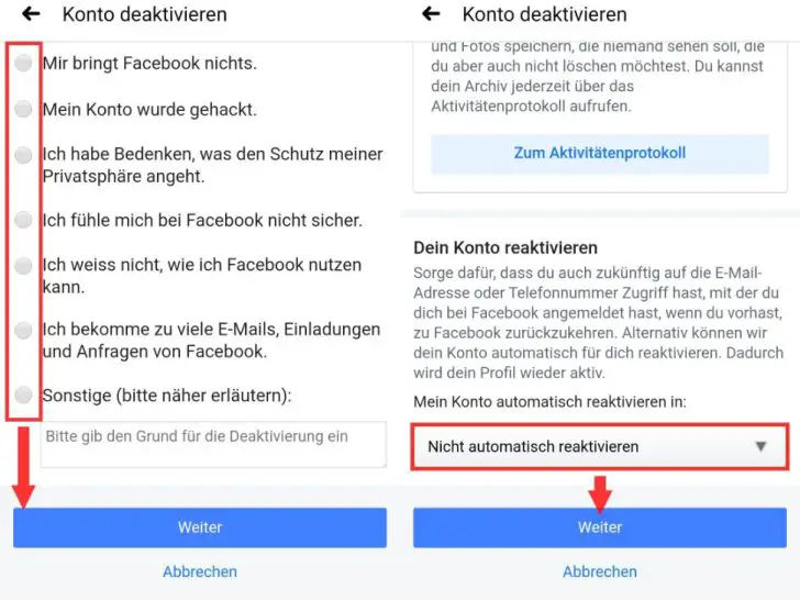 Wie komme ich wieder in meinen Facebook Account?