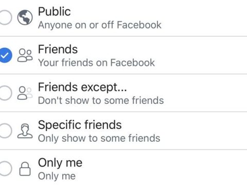 How do I set my friends to only me on Facebook?