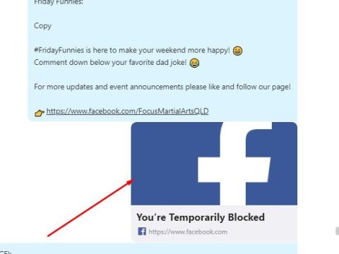 Why is Facebook saying I’m temporarily blocked?