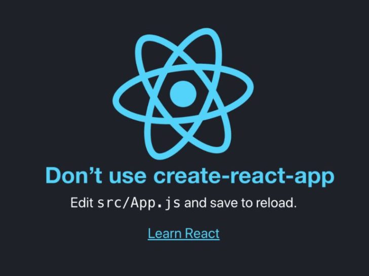 What happened to create react app?