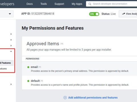 How do I manage Facebook app permissions?