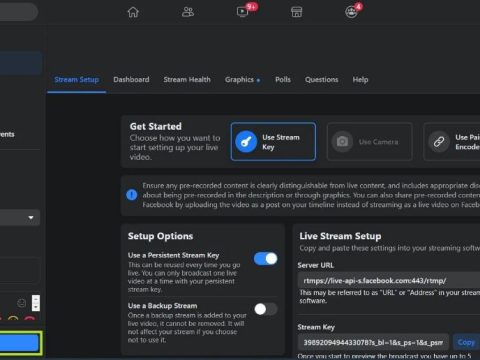 How do I go live on Facebook with OBS studio?