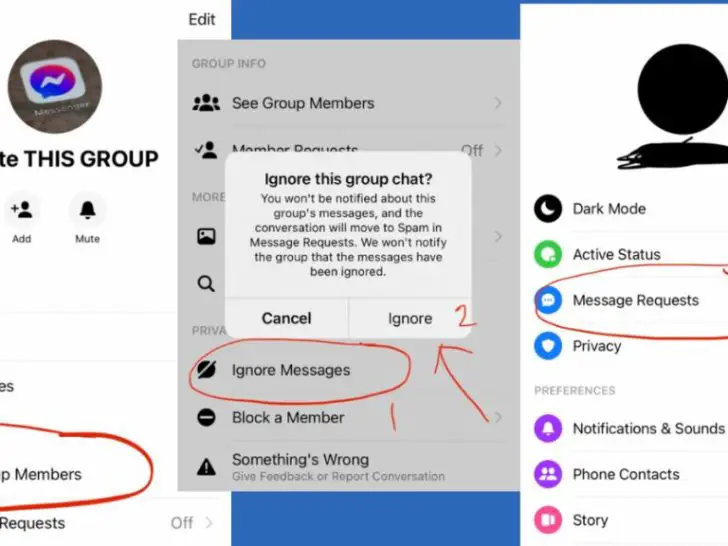 How do I delete a community chat in Messenger?