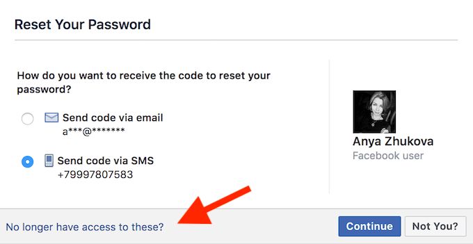 How to access Facebook if I no longer have access to my email