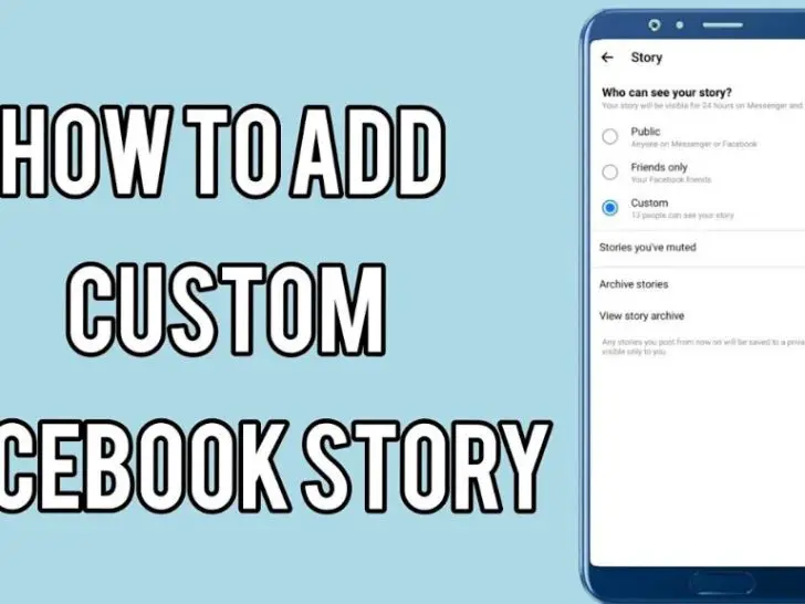 Will people know if you custom their story on Facebook?