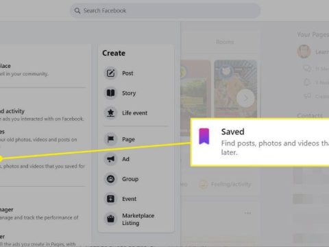 How do I find my saved for later on Facebook?