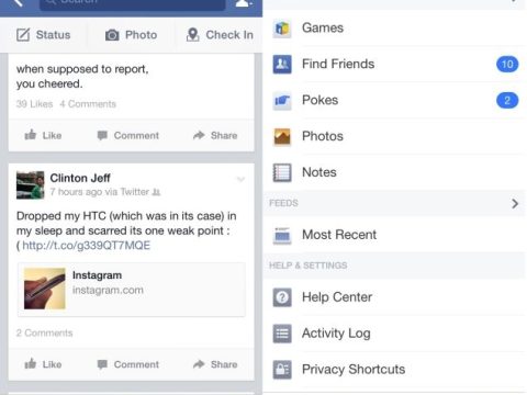 How do I see my posts on Facebook on iPhone?