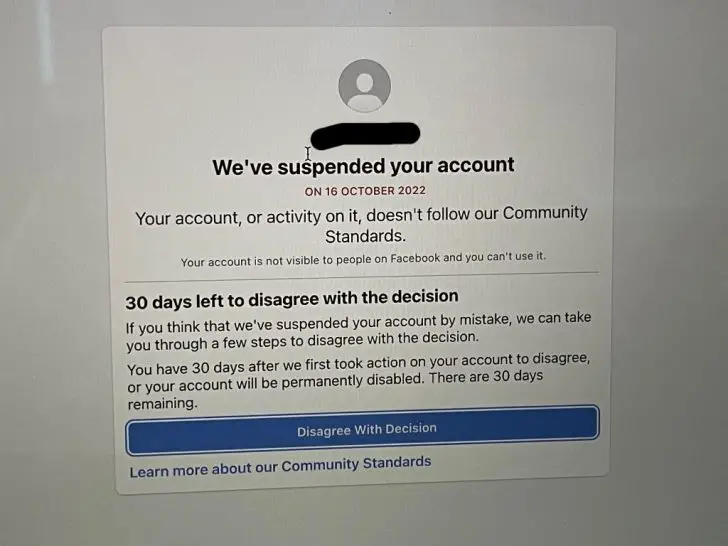 Why won’t Facebook let me create an account?