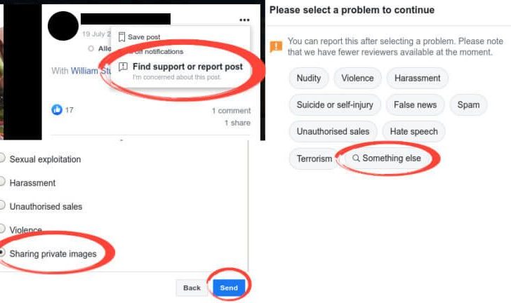 Will Facebook take down a photo if you report it