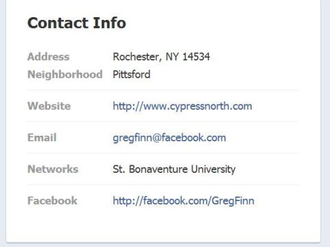 What is the official Facebook email address?