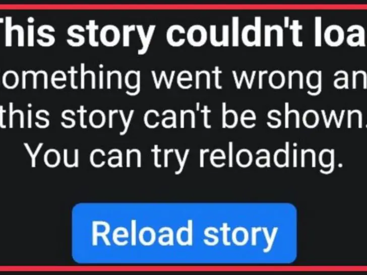 How do you fix something wrong on Facebook stories?