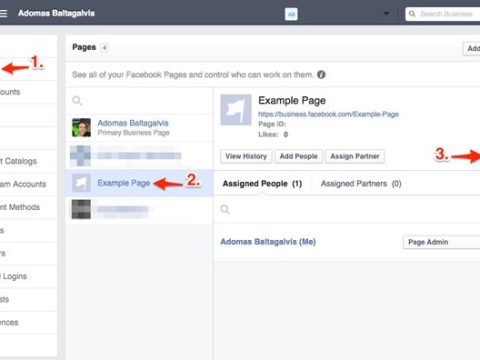 How do I request to release a Facebook page from my business account?