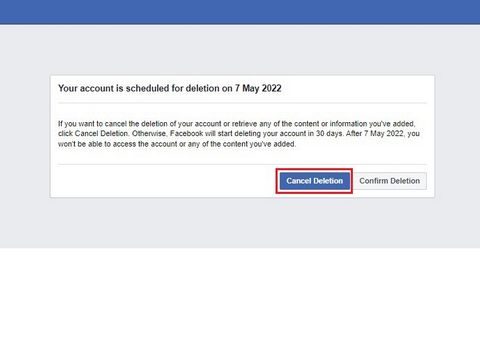 Will Facebook delete locked accounts?