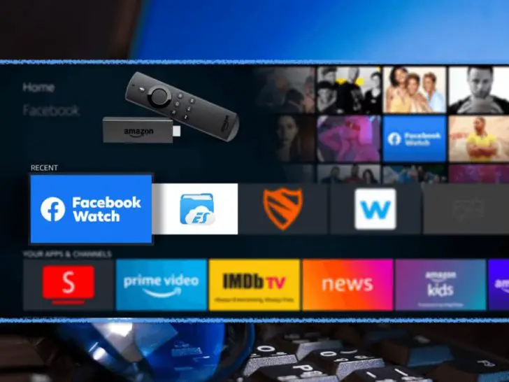 How do I watch Facebook on my fire stick?