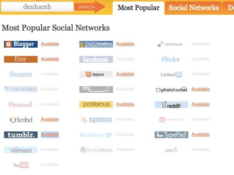 How to check if a username is available on all social media accounts?