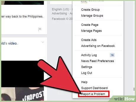 Does reporting a problem on Facebook work