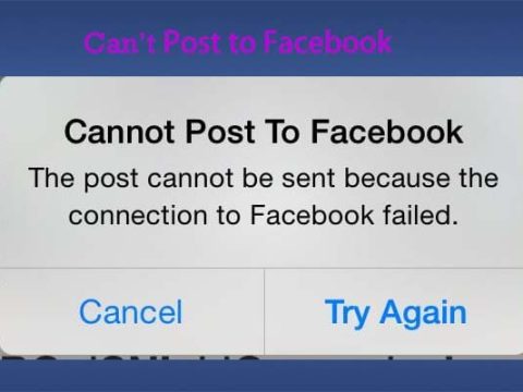 Why will Facebook not let me post?