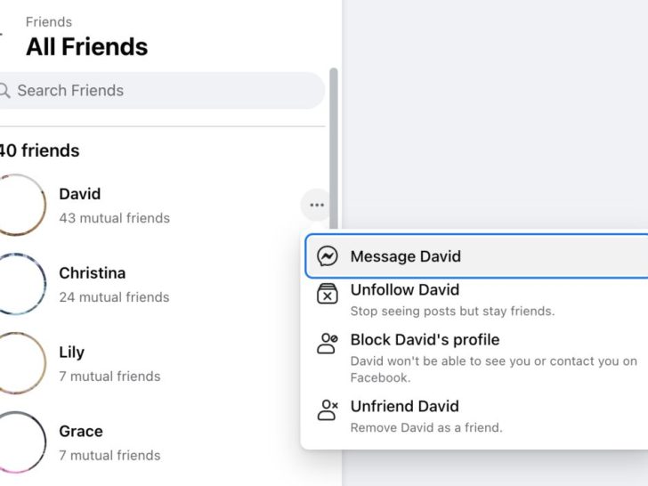 Can I sort my Facebook friends into groups?