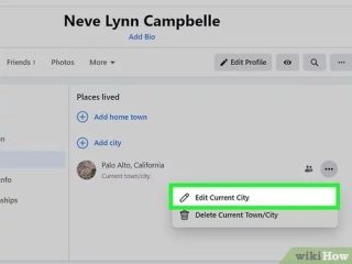 How do I edit my custom location on Facebook?