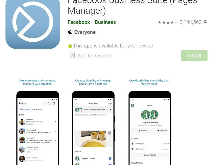 What is Facebook Business Manager app